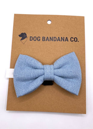 Denim Pet Bow Tie