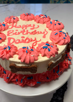 Organic Dog Birthday Cake