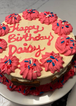 Organic Dog Birthday Cake