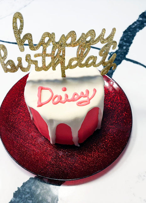 Organic Dog Birthday Gotcha Cake