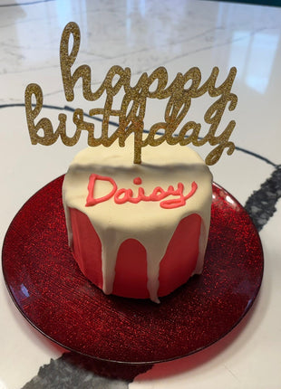 Organic Dog Birthday Gotcha Cake