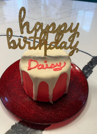 Organic Dog Birthday Gotcha Cake