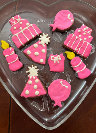 Birthday Girl Organic Dog Cookie Box