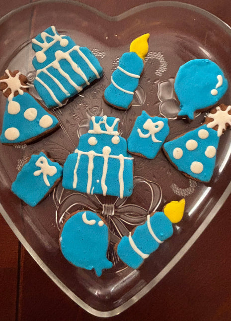 Birthday Boy Organic Dog Cookie Box