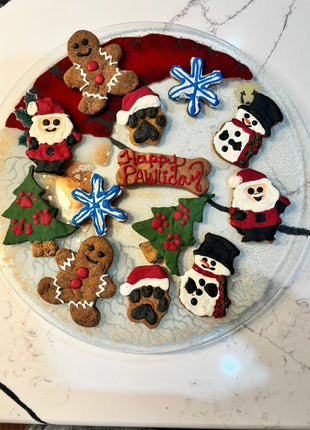 Whimiscal Organic Christmas Dog Cookie Box