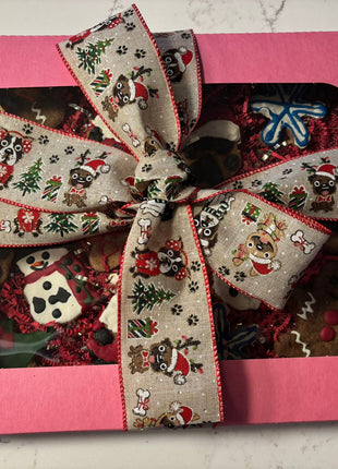 Whimiscal Organic Christmas Dog Cookie Box
