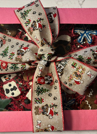 Whimiscal Organic Christmas Dog Cookie Box