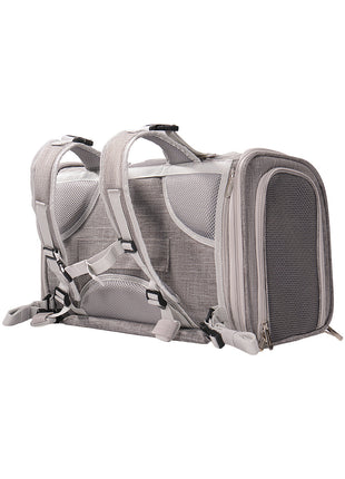 Mr. Peanut's Monterey Series Airline Compliant Horizontal Backpack Pet Carrier