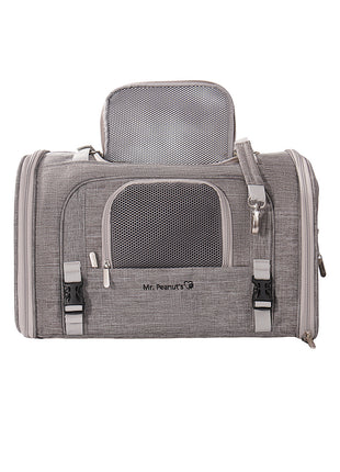 Mr. Peanut's Monterey Series Airline Compliant Horizontal Backpack Pet Carrier