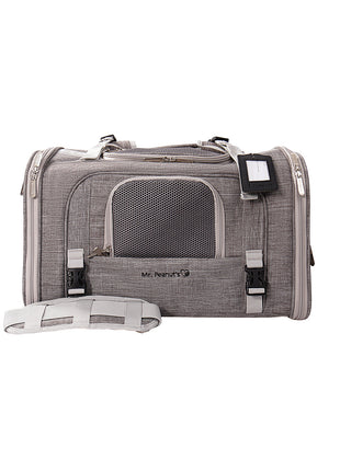 Mr. Peanut's Monterey Series Airline Compliant Horizontal Backpack Pet Carrier
