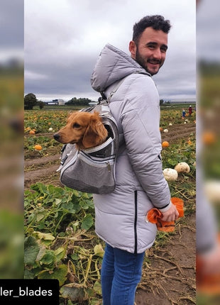 Mr. Peanut's Monterey Series Airline Compliant Horizontal Backpack Pet Carrier