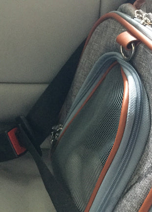 Mr. Peanut's Gold Series Big Apple XL Size Airline Compliant Double Expandable Pet Carrier