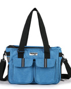 TRAVAGO PET Collapsible Airline Travel Pet Carrier Bag, Portable Small Animal Carrier, Blue, 16'' - Pup List