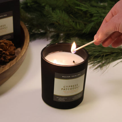 cypress patchouli odor neutralizing candle