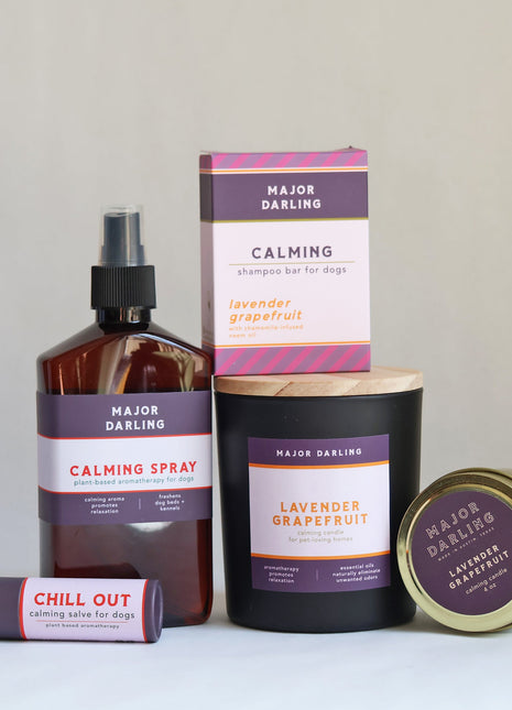 calming dog bed spray