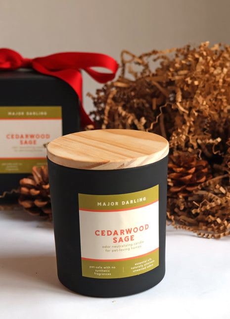cedarwood sage odor neutralizing candle