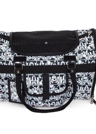 Pet Carrier - Mickey Mouse Expression Blocks White/Black/Red