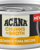 Acana Grain Free Chunks in Broth Chicken & Tuna Wet Cat Food (3oz)