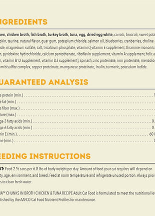 Acana Grain Free Chunks in Broth Chicken & Tuna Wet Cat Food (3oz)
