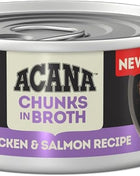 Acana Grain Free Chunks in Broth Kitten Chicken & Salmon Wet Cat Food (3oz)