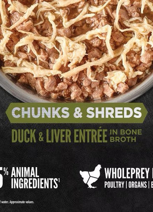 Orijen Grain Free Chunks & Shreds, Duck & Liver Wet Cat Food (3oz) - Pup List