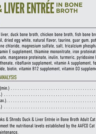 Orijen Grain Free Chunks & Shreds, Duck & Liver Wet Cat Food (3oz) - Pup List