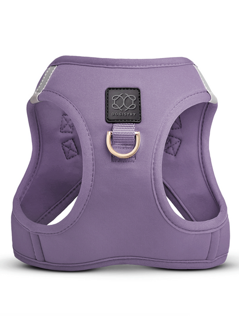SoHo Dog Harness - Lilac Gray - Pup List