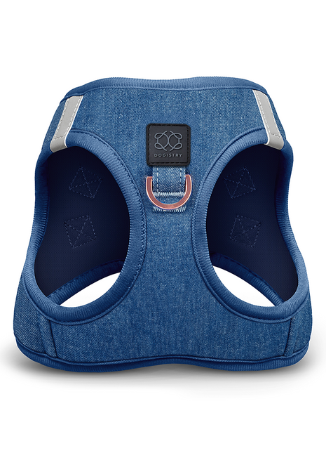 SoHo Dog Harness - Denim