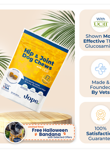 Jope Hip & Joint Dog Chews - 60 Count