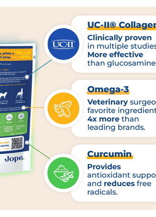 Jope Hip & Joint Dog Chews - 60 Count