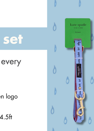 Kate Spade Raining Cats and Dogs M/L Collar