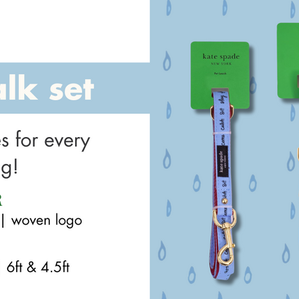 Kate Spade Raining Cats & Dogs Walk Set M/L