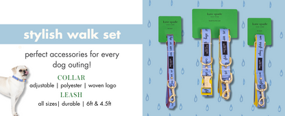 Kate Spade Raining Cats and Dogs M/L Collar