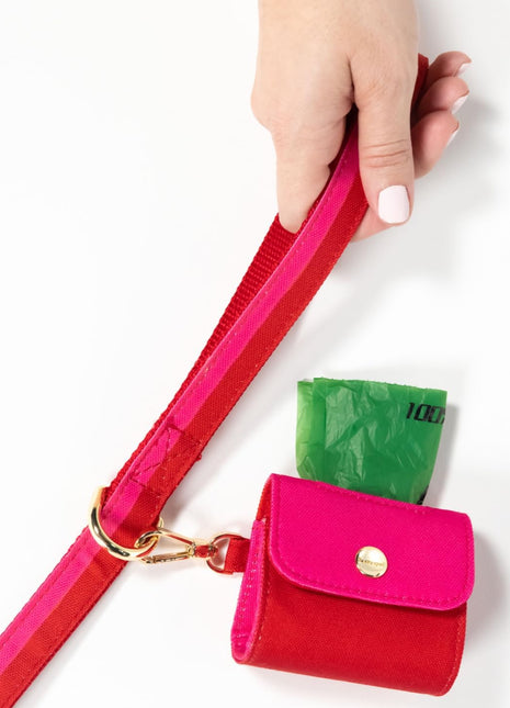 Kate Spade Red and Pink Colorblock  Bag Holder,