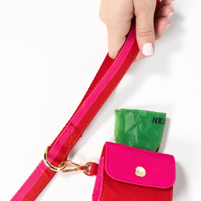 Kate Spade Red and Pink Colorblock  Bag Holder,