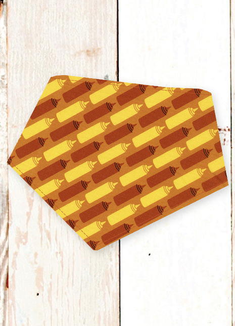 "Ketchup & Mustard" Dog Bandana
