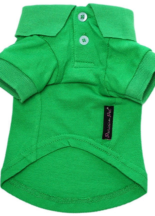 Parisian Pet 'Polo' Dog & Cat Shirt – Comfortable Embroidered Cotton, Trendy Summer Apparel-Saint Patrick's Day
