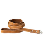 Traditional Earth Brown Leather Dog Leash