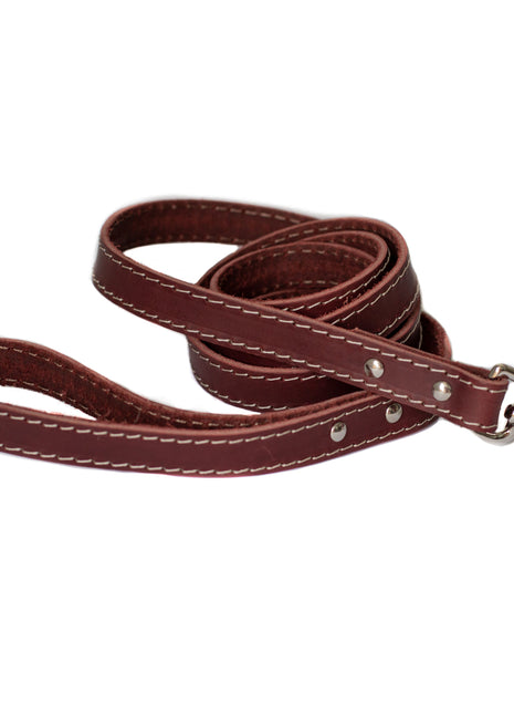 Traditional Chocolate Leather Leash