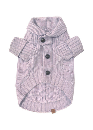 Brooklyn Cashmere Cardigan, Soft lilac