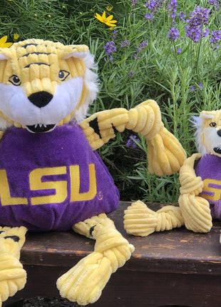 NCAA Louisiana State University, Mike the Tiger Knottie® Plush Dog Toy