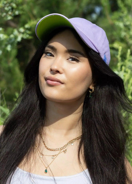 Lavender Garden Relaxed Baseball Cap