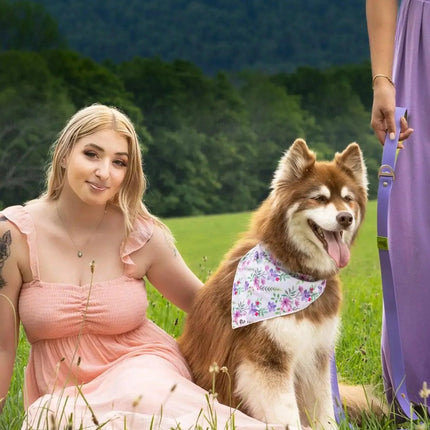 Lavender Garden Waterproof Dog Leash