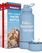 Dog + Human Water Bottle with Detachable Dog Bowl