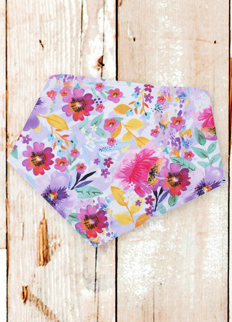 "Lilac Watercolor" Dog Bandana