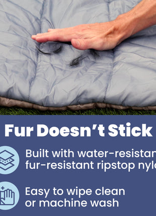 Travel Dog Bed – Foldable, Lightweight, Water Resistant Mat