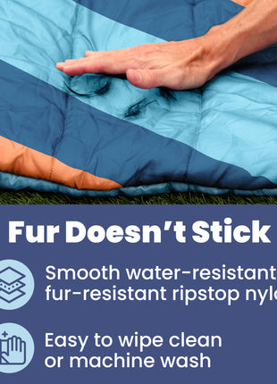 Travel Dog Bed - Foldable & Packable for Travel, Road Trip, Camping