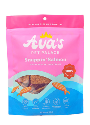 Crunchy Jerky Dog Treats - Snappin' Salmon