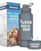 Dog + Human Water Bottle with Detachable Dog Bowl - Pup List