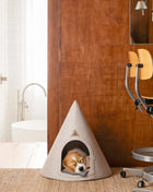 Nooee Pet Cave Lucy (M) – Cream/Brown